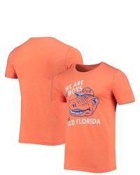 HOMEFIELD Heathered Orange Florida Gators Vintage Logo T Shirt