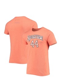 HOMEFIELD Heathered Orange Syracuse Orange Vintage 44 Tri Blend T Shirt