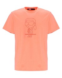 Karl Lagerfeld Ikonik Karl Print T Shirt