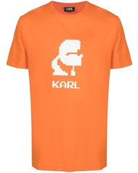 Karl Lagerfeld Karl Motif Crew Neck T Shirt