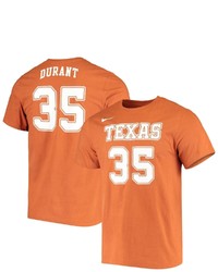 Nike Kevin Durant Texas Orange Texas Longhorns Retro Alumni Basketball Jersey T Shirt In Burnt Orange At Nordstrom