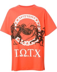 Kokon To Zai Ktz Greek Battle Print T Shirt