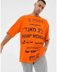 Cheap Monday Language Logo Oversized T Shirt