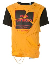 Maison Mihara Yasuhiro Layered Distressed Effect T Shirt