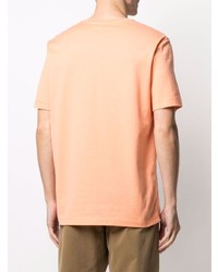 Salvatore Ferragamo Logo Embossed Cotton T Shirt