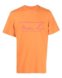 Martine Rose Logo Print Short Sleeve T Shirt