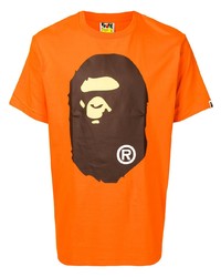 A Bathing Ape Logo Print T Shirt