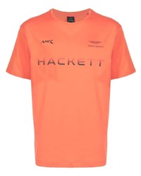 Hackett Logo Print T Shirt