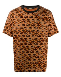 MCM Monogram Print T Shirt