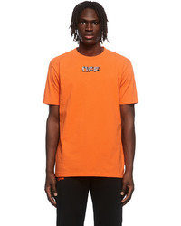 Off-White Orange Arrows Font Bonded Logo T Shirt