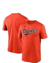 Nike Orange Baltimore Orioles Wordmark Legend T Shirt At Nordstrom