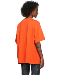 Theophilio Orange Black Fashion Fair Edition Crystal Family T Shirt