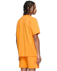 Helmut Lang Orange Cotton T Shirt