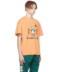 Brain Dead Orange Cotton T Shirt