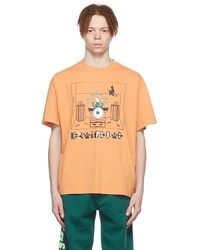 Brain Dead Orange Cotton T Shirt