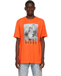 Heron Preston Orange Cotton T Shirt