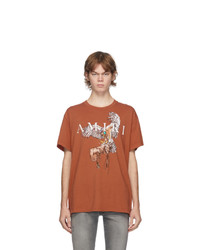 Amiri Orange Falcon T Shirt