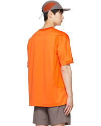 Y-3 Orange Football T Shirt