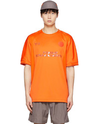 Y-3 Orange Football T Shirt