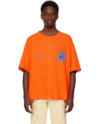 HEAD OF STATE Orange Graphic T Shirt