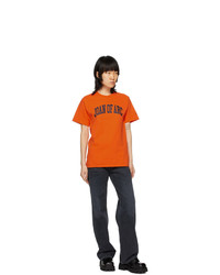 Noah NYC Orange Joan Of Arc T Shirt
