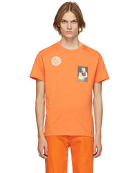 Raf Simons Orange Join Us T Shirt
