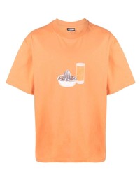 Jacquemus Orange Juice Print T Shirt