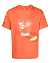 Jacquemus Orange Lemonade Print T Shirt