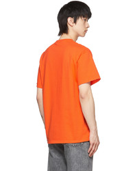 Cowgirl Blue Co Orange Logo T Shirt