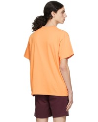 Brain Dead Orange Low Battery T Shirt