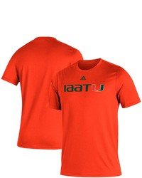 adidas Orange Miami Hurricanes Acronym Creator Roready T Shirt At Nordstrom