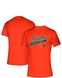 adidas Orange Miami Hurricanes Script Ball Creator Roready T Shirt At Nordstrom
