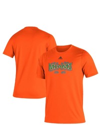 adidas Orange Miami Hurricanes Touchdown Ring Creator T Shirt At Nordstrom