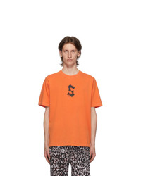 Stolen Girlfriends Club Orange Painted S T Shirt