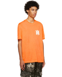 Amiri Orange Printed T Shirt