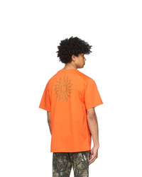 South2 West8 Orange Round Pocket T Shirt