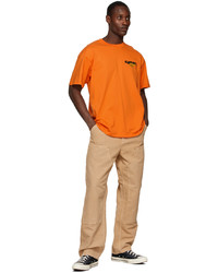 CARHARTT WORK IN PROGRESS Orange Runner T Shirt