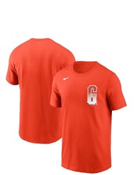 Nike Orange San Francisco Giants 2021 City Connect Wordmark T Shirt
