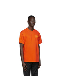 CARHARTT WORK IN PROGRESS Orange Screws T Shirt