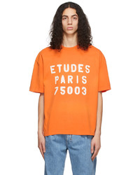 Études Orange Spirit Stencil T Shirt