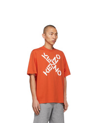 Kenzo Orange Sport Big X T Shirt