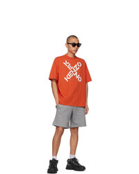 Kenzo Orange Sport Big X T Shirt