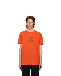 Off-White Orange Workers T Shirt