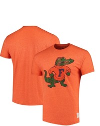 Retro Brand Original Orange Florida Gators Albert School Logo Mock Twist T Shirt