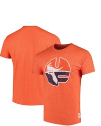 Retro Brand Original Orange Florida Gators School Logo Mock Twist T Shirt