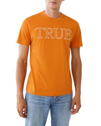True Religion Brand Jeans Outline Logo Graphic Tee