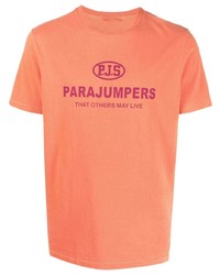 Parajumpers Pjs Logo Print T Shirt