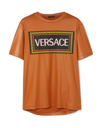Versace Printed Jersey T Shirt