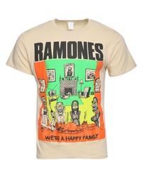 MadeWorn Ramones Print Cotton T Shirt