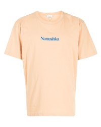 Nanushka Reece Logo Print Cotton T Shirt